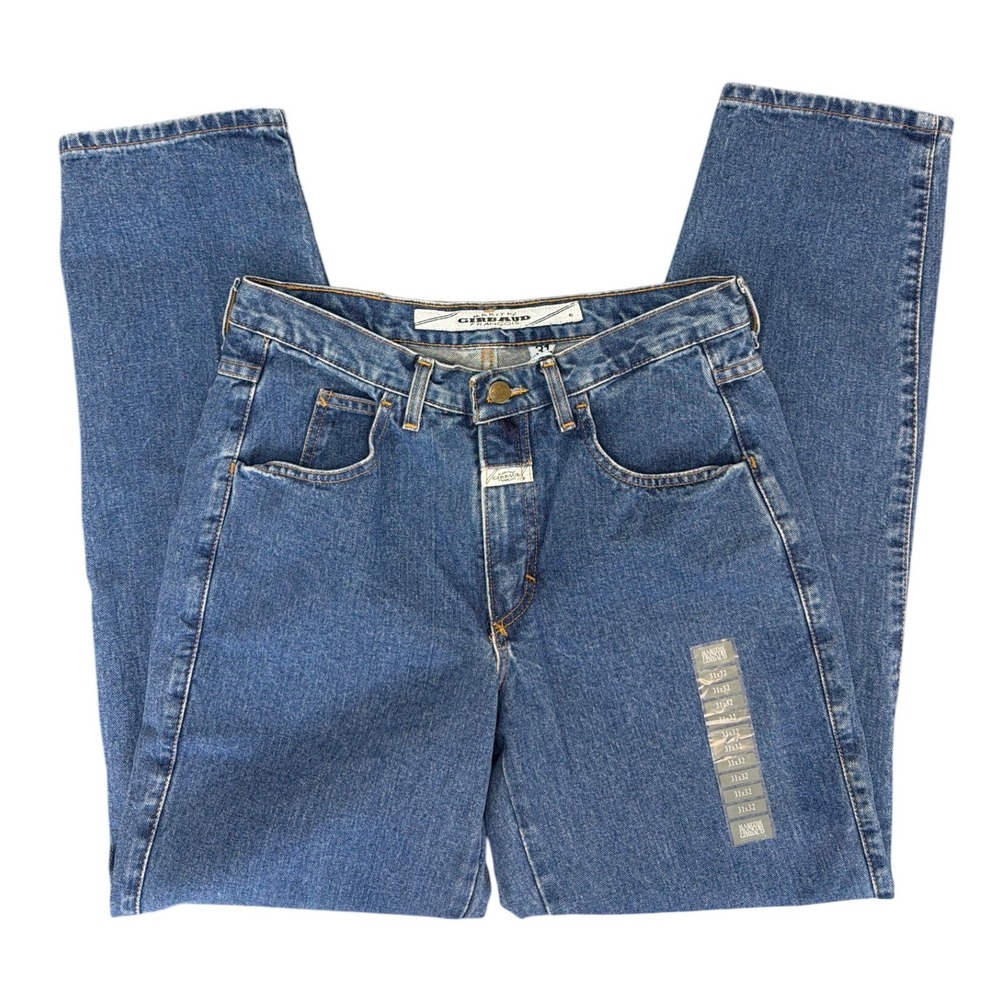 Vtg Marithe Francois Girbaud Denim Blue Jeans Size 31 Regular Inseam Mom Jeans